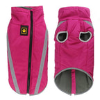 Reflective Padded Warm Jacket for Dogs in Winter