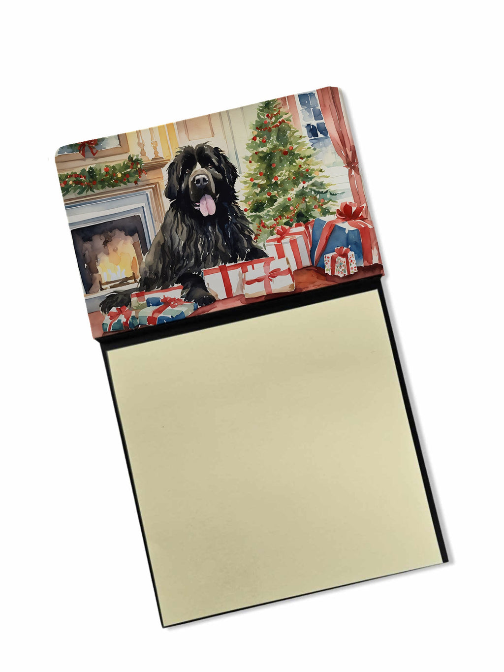Newfoundland Cozy Christmas Sticky Note Holder