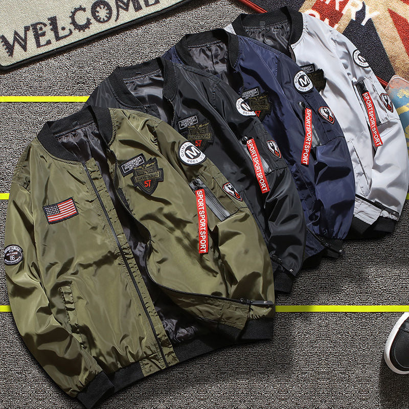 Men's Waterproof Baseball Jacket - Casual & Comfortable