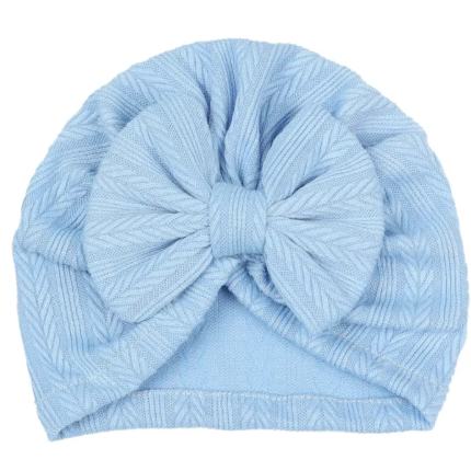 Baby Beanie Cap with Bow | Embroidered Cap