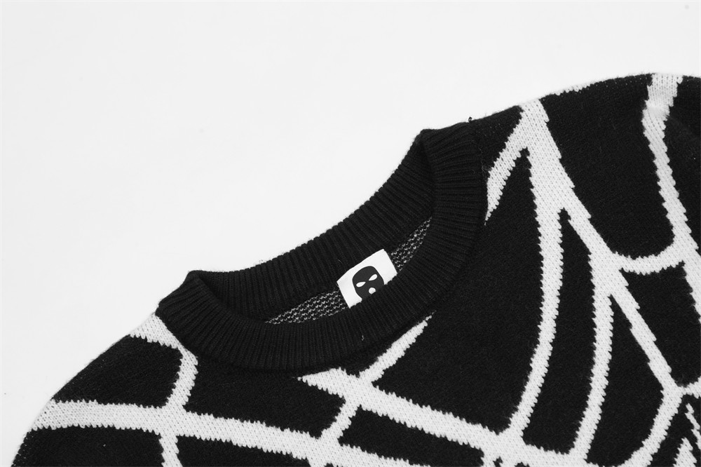 Spider Web Knitted Sweater