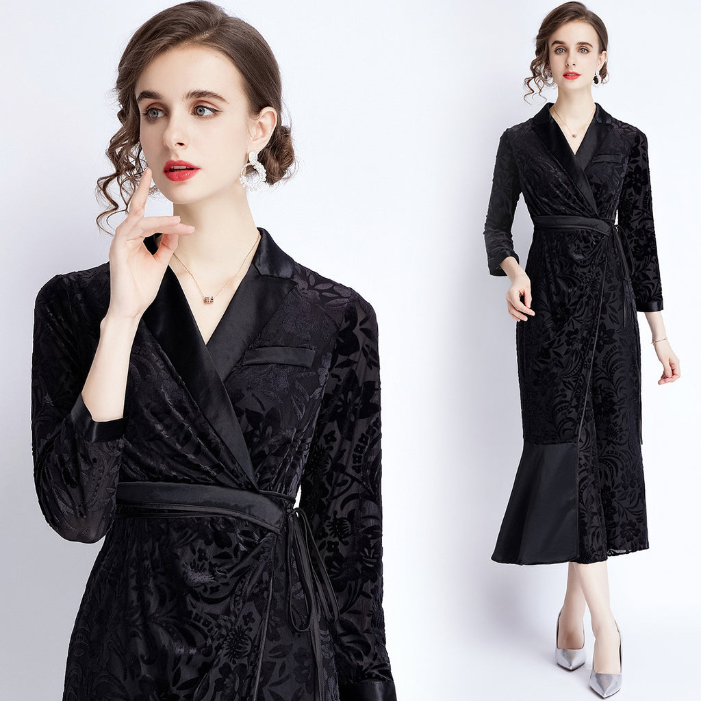 Elegant Jacquard Windbreaker Jacket for Women