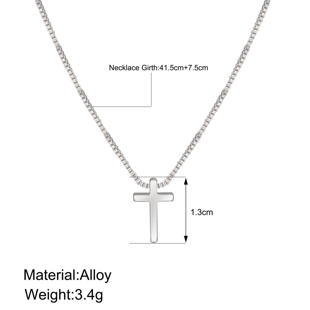 [Duplicate] [Archived] Gold & Silver Christian Cross Necklace