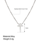 [Duplicate] [Archived] Gold & Silver Christian Cross Necklace