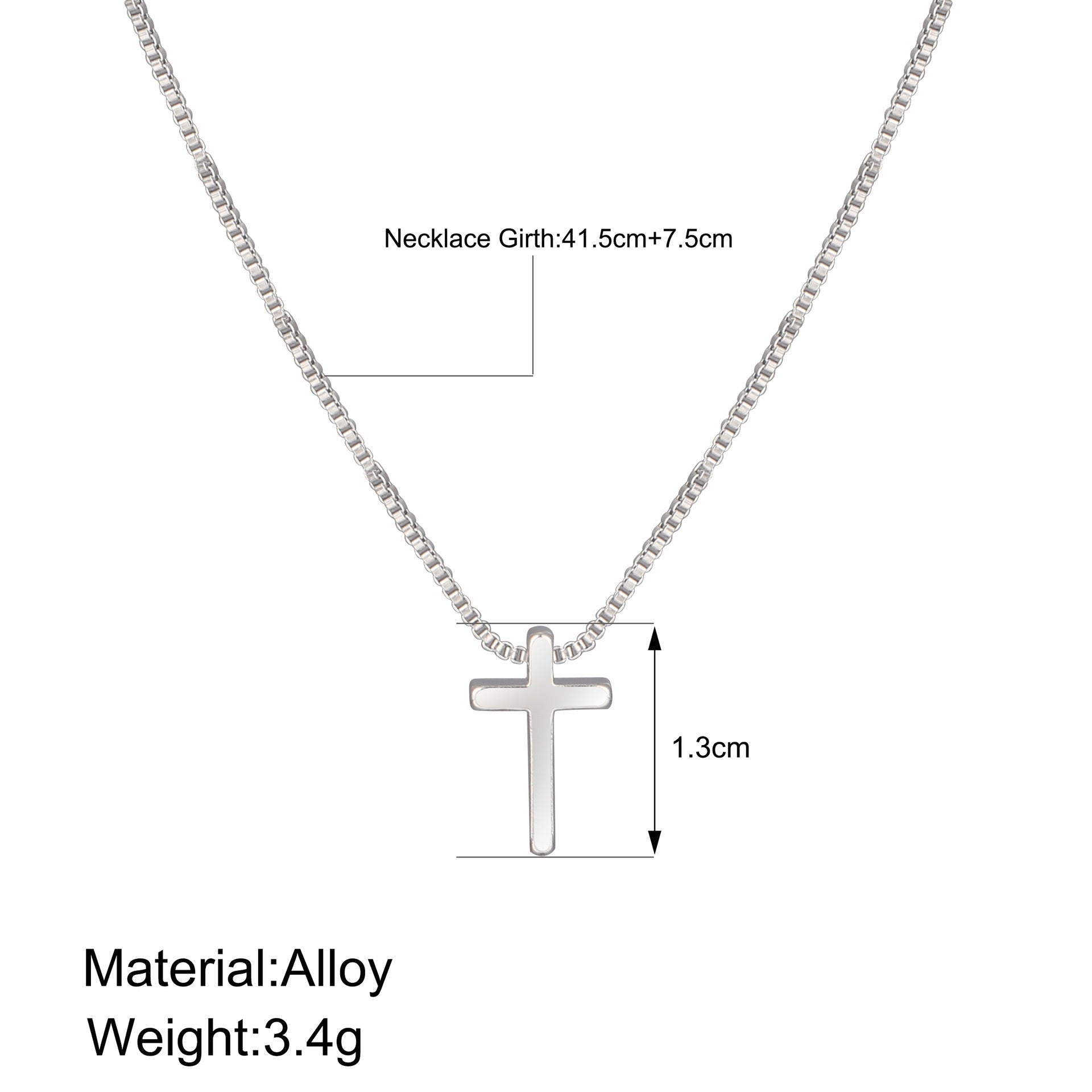 [Duplicate] [Archived] Gold & Silver Christian Cross Necklace