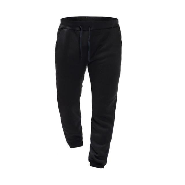 Men's Solid Color Fleece Pants