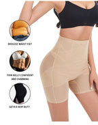 Womens High Waist Seamless Shaping Body Shaper Boyshorts