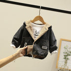 Thickened Casual Denim Jacket for Boys