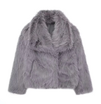 Street Hipster Faux Fur Coat
