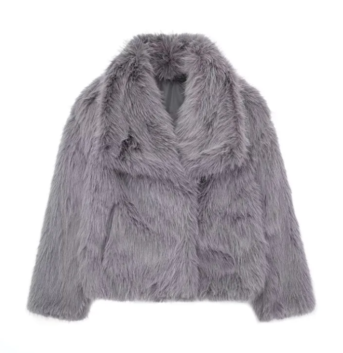 Street Hipster Faux Fur Coat