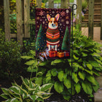 Corgi Holiday Christmas Garden Flag