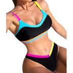 Summer 2023 Women's Bikini with Colorful Floral Design