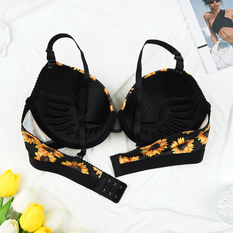 Women's Sexy Lingerie with Steel Ring Bra for Daily Wear