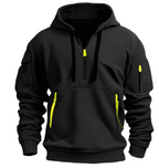 Cotton Dropped Shoulder Hooded Sweatshirt | Streetwear