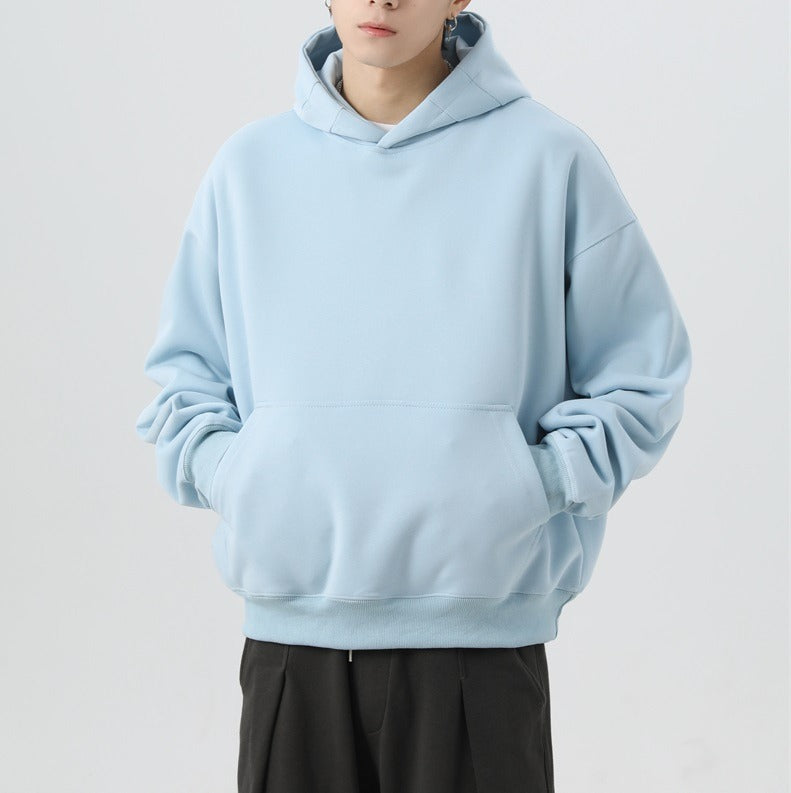 Heavy Profile Cropped Hoodie Men | Streetwear
