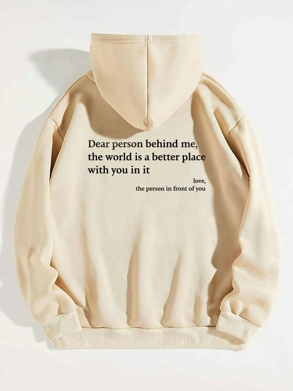 Women's Trendy Hoodie with Letter Print and Pocket | Streetwear