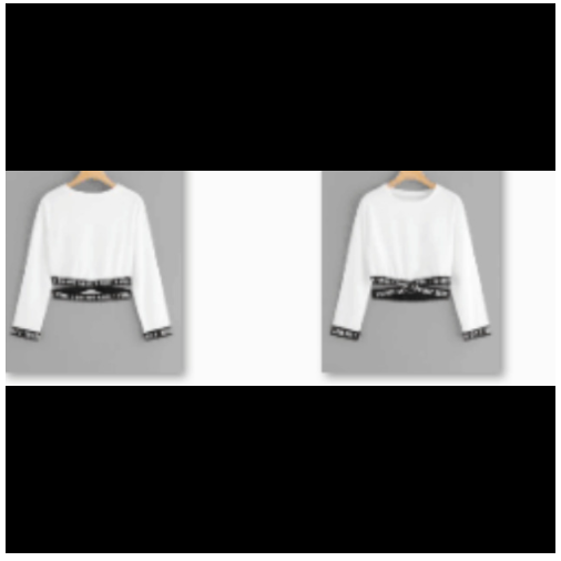Letter Print Short and Long Sleeve Sweatshirt | Streetwear
