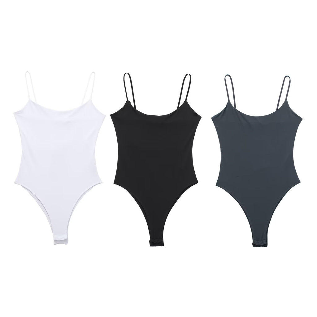 2023 Summer Women's Slim Fit Tank Bodysuit 3905002