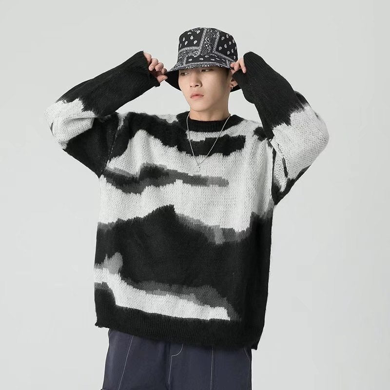 Trendy Hong Kong Style Loose Casual Sweater Top