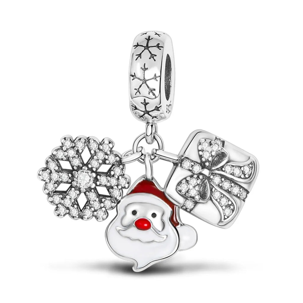 Christmas Theme Pendant Copper Plating Silver