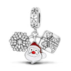 Christmas Theme Pendant Copper Plating Silver