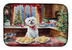 Maltese Christmas Cookies Dish Drying Mat