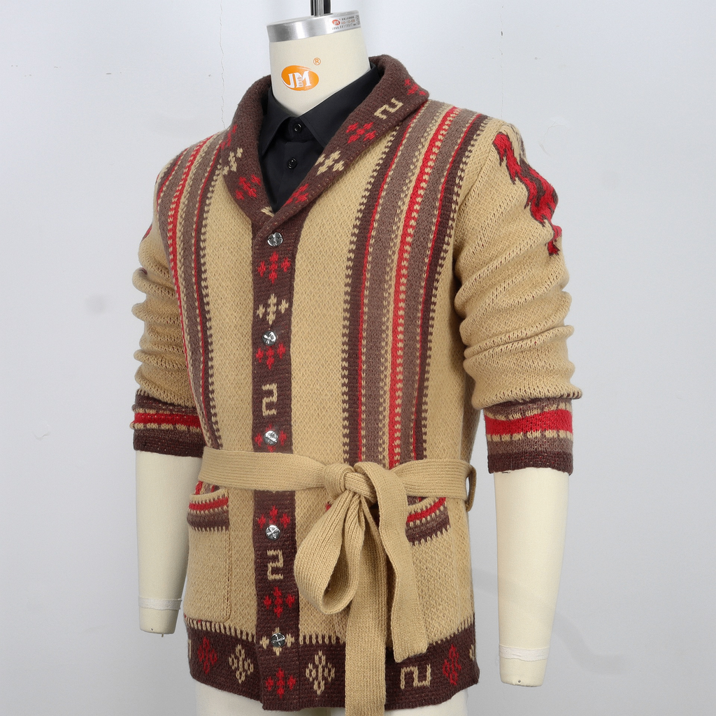 Thick Mid-Length Sweater Coat for Autumn and Winter