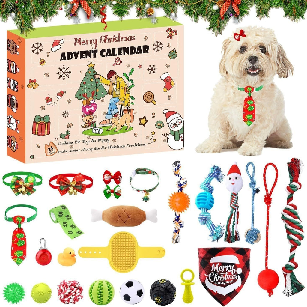 Christmas Dog Toy Gift Box