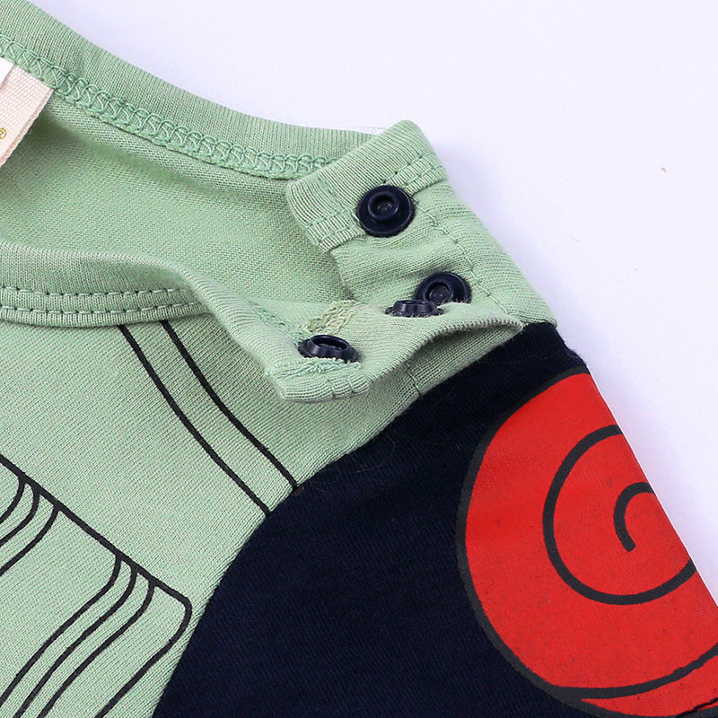 Summer Cartoon Baby Bodysuit for Infants and Toddlers