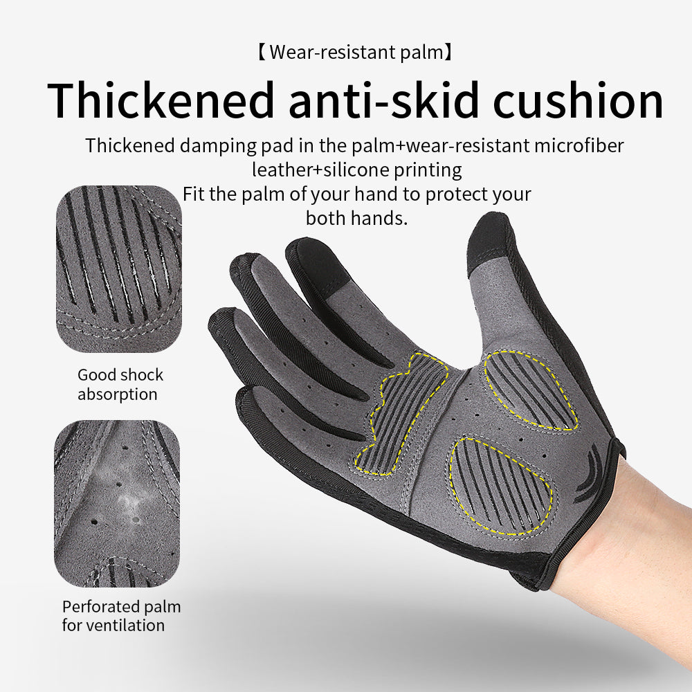 Summer Full Finger Riding Gloves for Men and Women