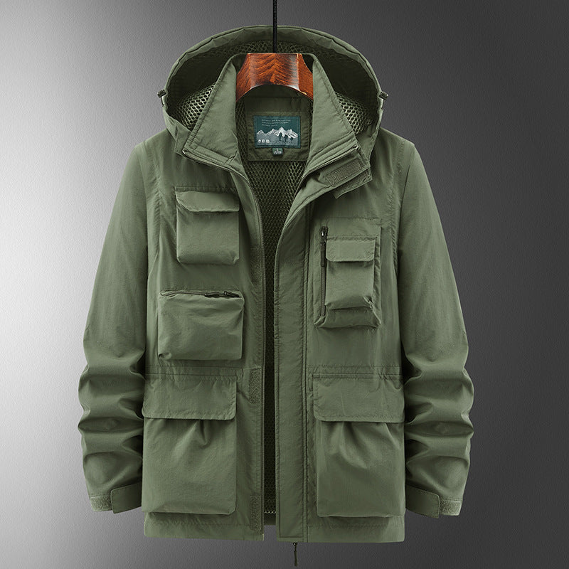 Outdoor Shell Jacket Overalls for All-Weather Wear