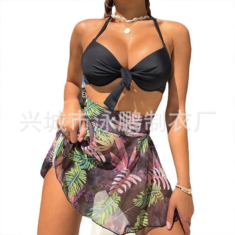 2023 European and American 3-Piece Bikini Set