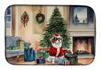 Japanese Chin Cozy Christmas Dish Drying Mat