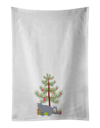 European Shorthair Cat Christmas Kitchen Towel Set of 2