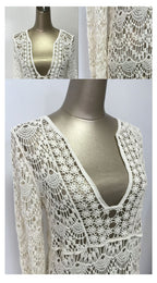 Wholesale Long Crochet Beach Cover-Up Swimsuit Jacket