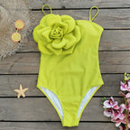 New Women's 3D Floral Triangle Swimsuit 2024
