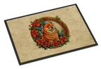 Chow Chow Christmas Flowers Doormat
