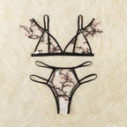 2020 Sexy Lingerie Set with Embroidered Lace Details