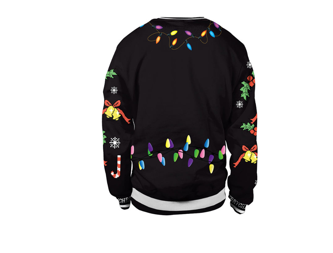 Reindeer Digital Christmas Crewneck Sweatshirt | Streetwear