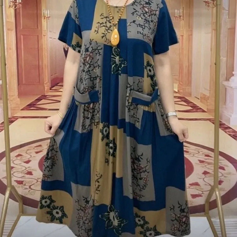 2023 Plus Size Summer Dress for Older Women