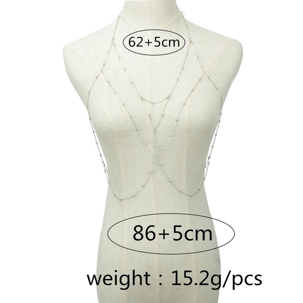 Layered Chest Body Chain Harness
