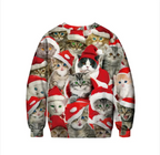 Christmas Print Crew Neck Sweatshirt | Streetwear | Faith Streetwear