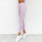 Seamless Breathable Yoga Pants with Matching Tank Top