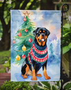 Rottweiler Christmas Garden Flag