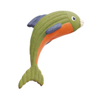 Latex Squeaky Dog Toy, Durable Molar Chew Toy with Squeaker, Fish and Goose Shapes for Teething and Interactive Play