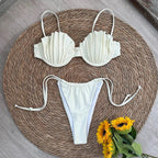 Shell Cup Tie-Side Bikini