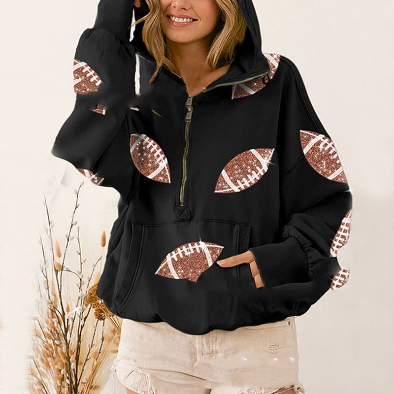 Women's Casual Loose Long-Sleeved Hooded Sweater