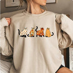 Funny Printed Halloween Pumpkin Head Party Hoodie | Streetwear