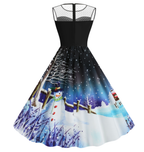 Christmas Deer Digital Print Women's Tutu Skirt