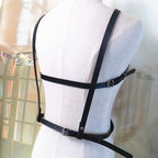 PU Leather Star Punk Bralette and Accessories Set